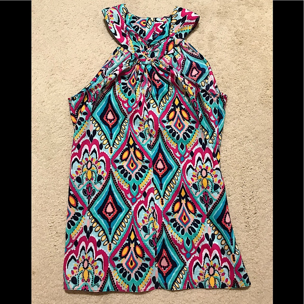 🆕🔥LILY PULITZER SUPER CHIC&BEAUTIFUL SHIRT SEE ALLPICS&CAN FIT A SIZE SMALL